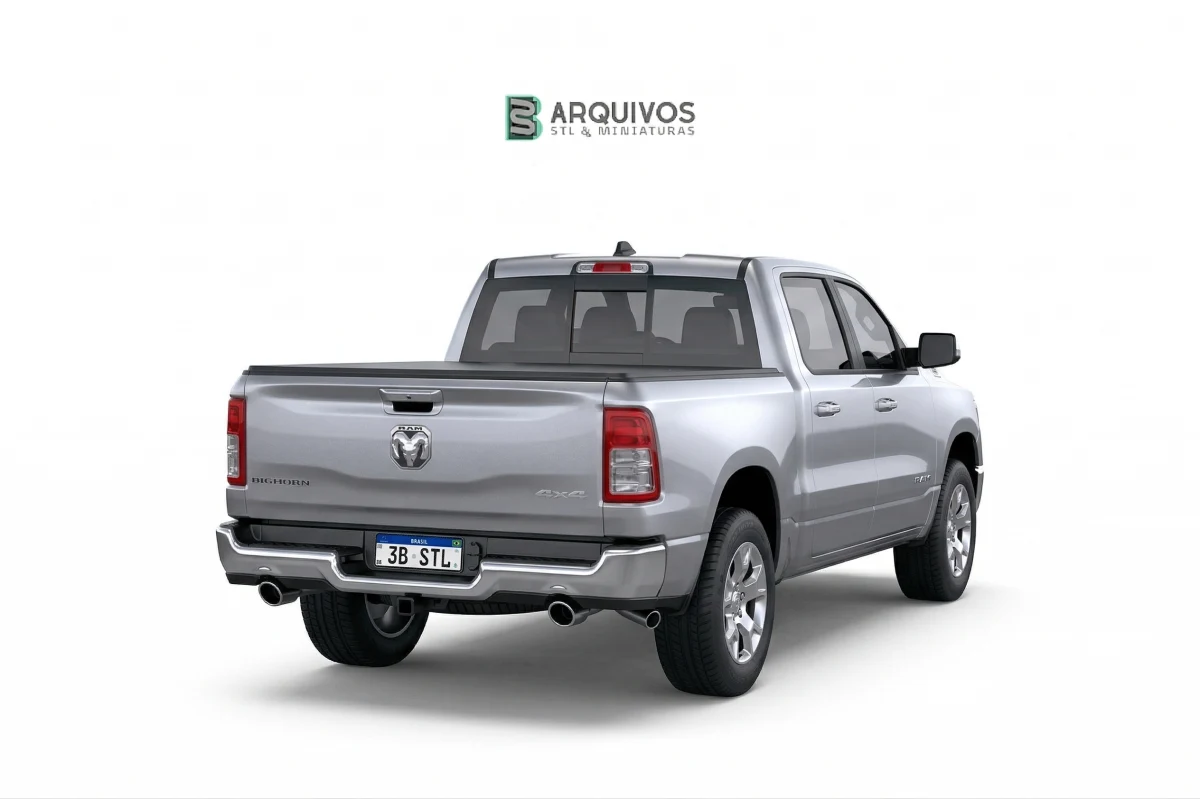 Modelo 3D STL - Dodge RAM BigHorn 2019 — foto 5